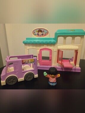Little People Time For A Treat Ice Cream Shop Playset
